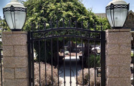 Wrought Iron Entry Gate