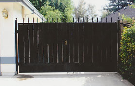 Square Privacy Wooden Gate