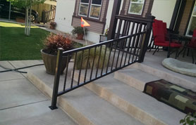 Hammered Handrail